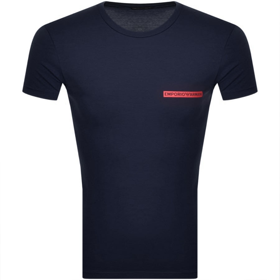 Alternative Image for ProductEmporio Armani Lounge Crew Neck T Shirt Navy1